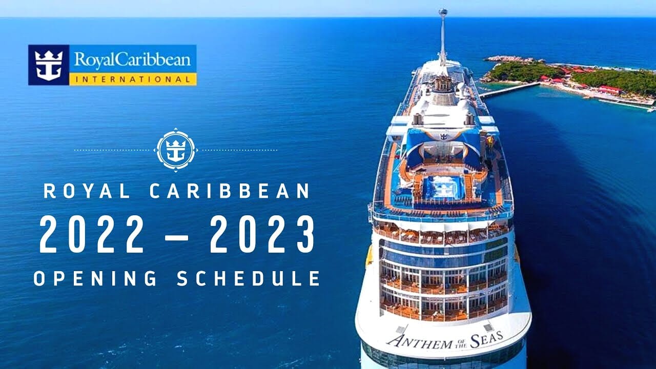 royal caribbean cruise schedule 2023